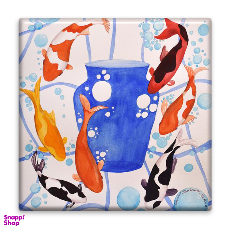 زیر لیوانی مدل ماهی و حوض کد 4458099_2927