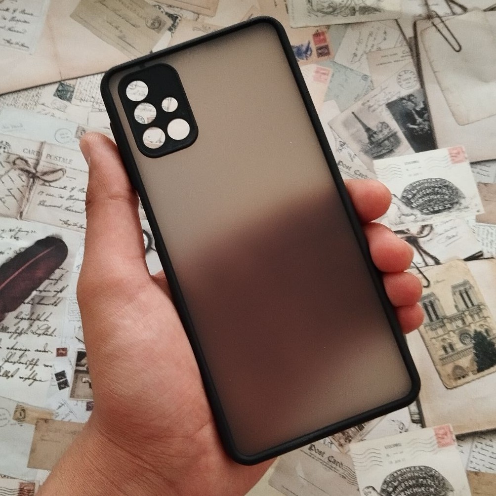 گارد - قاب - کاور  پشت مات رنگ مشکی مناسب برای سامسونگ Galaxy M31S