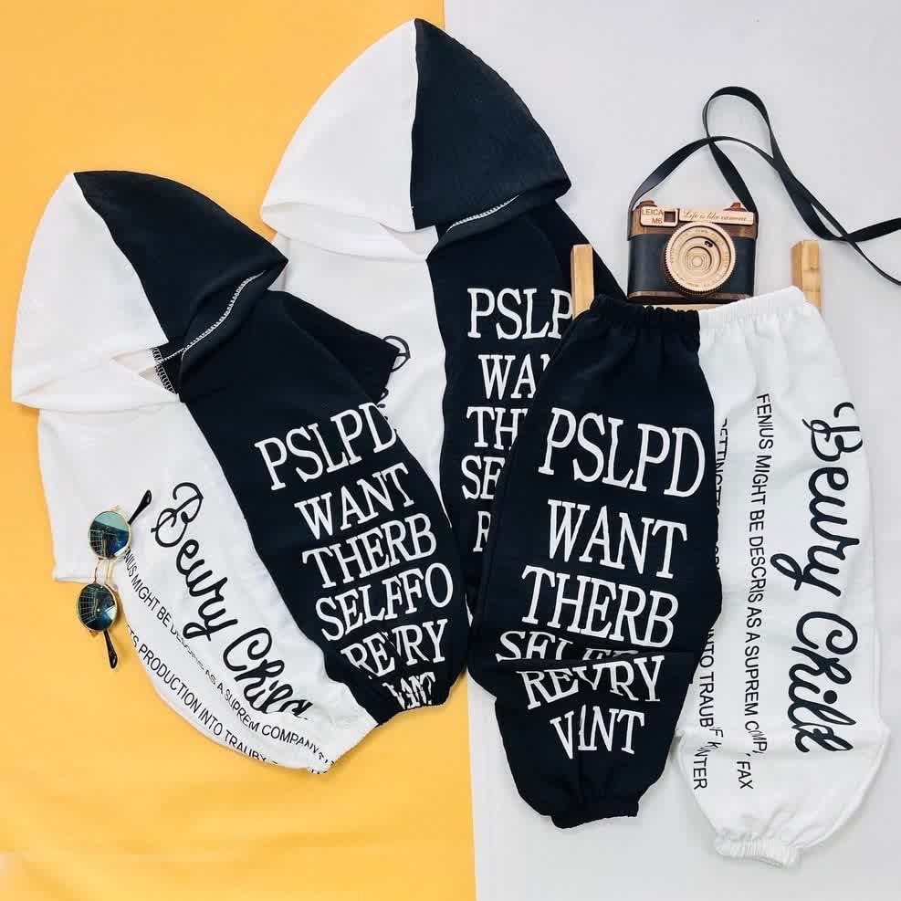 ست هودی وشلوارک بچگانه اسپرت دخترانه وپسرانه ابروبادی مناسب 2تا7سال ارسال رایگان