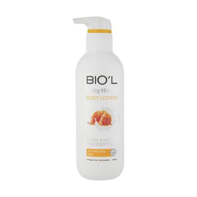 لوسیون بدن شیر و عسل بیول BIOˊL حجم 250 میلی لیتر