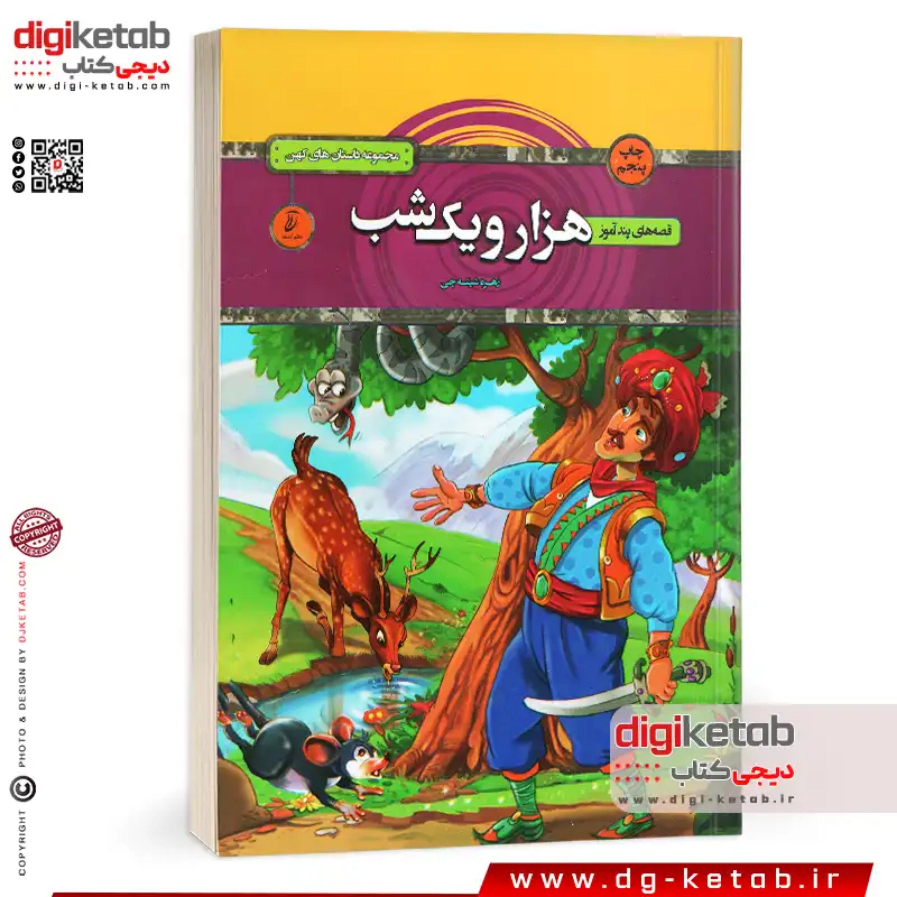 کتاب قصه های پندآموز هزار و یک شب (مصور)