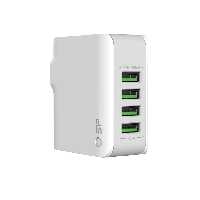 آداپتور شارژ Sp با 4 درگاه شارژ رنگ سفید