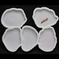 قالب سیلیکونی زیر لیوانی 5 تکه ابری سلنا