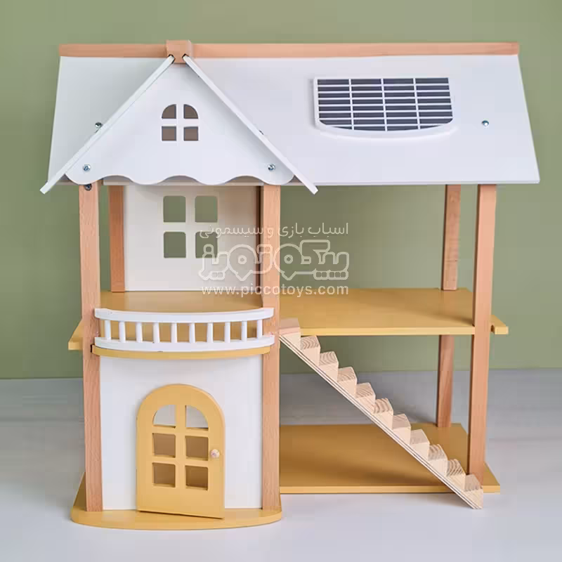 خانه عروسکی چوبی رنگ سفید کد 4518397