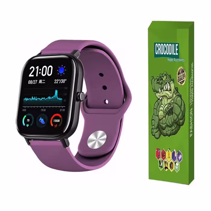 بند کروکودیل مدل C-Siliconمناسب برای ساعت هوشمند  Samsung  Watch Active