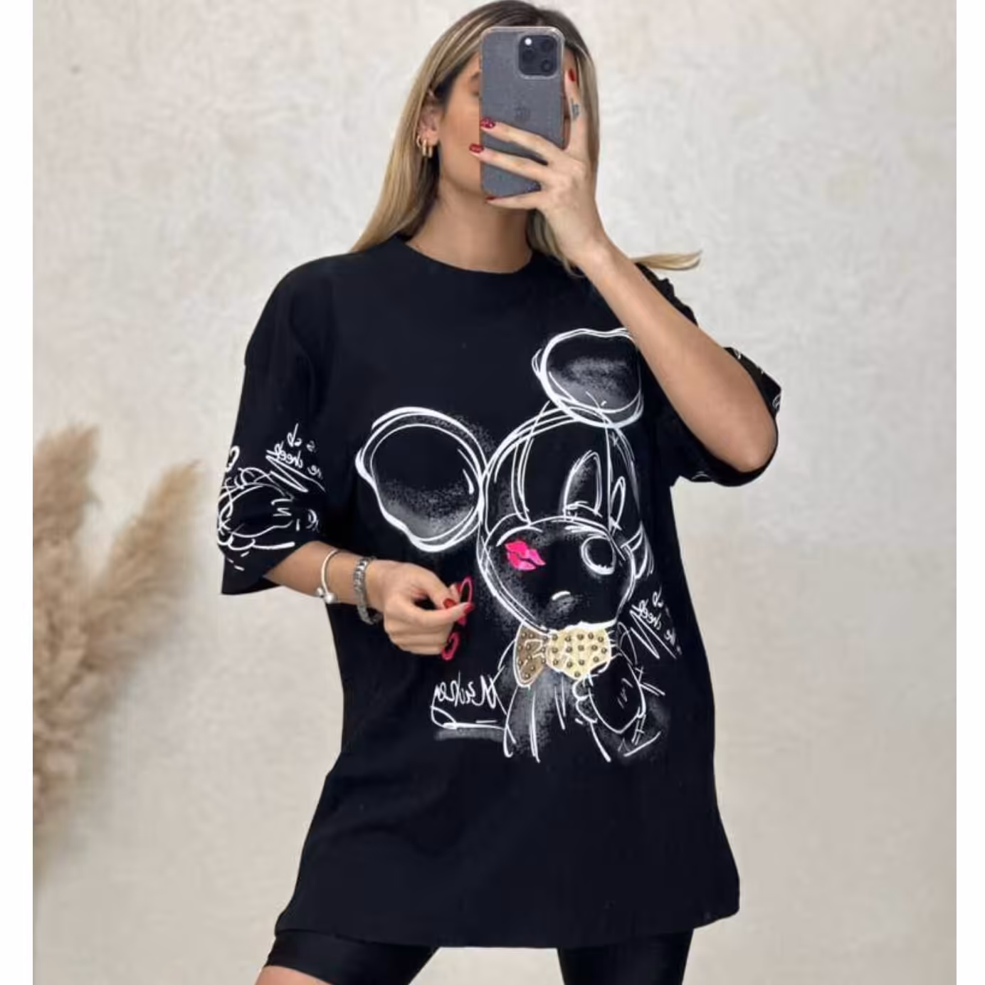 لانگ میکی موس  تیشرت لانگ  تیشرت اسپرت  تیشرت  لانگ گنگ  