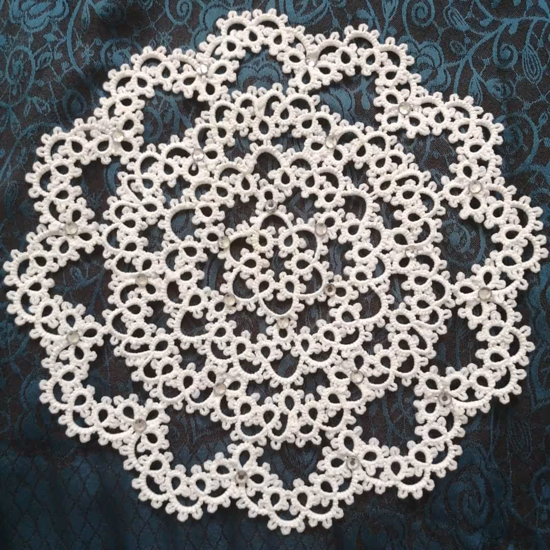 گیپور بافی نسترن  کوچک