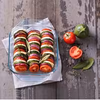 ظرف  پخت پیرکس مربع شکل  کد 400 ضد خش ومحکم