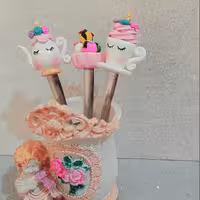 قاشق به همراه سرقاشقی  ست یونیکورن