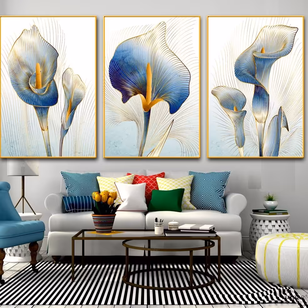 تابلو دکوراتیو 3تیکه کد 822