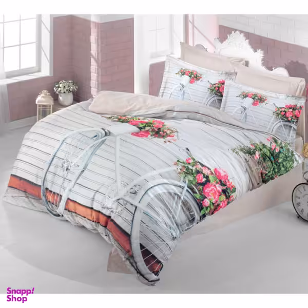 سرویس ملحفه لومانا مدل BICYCLE دو نفره 6 تکه