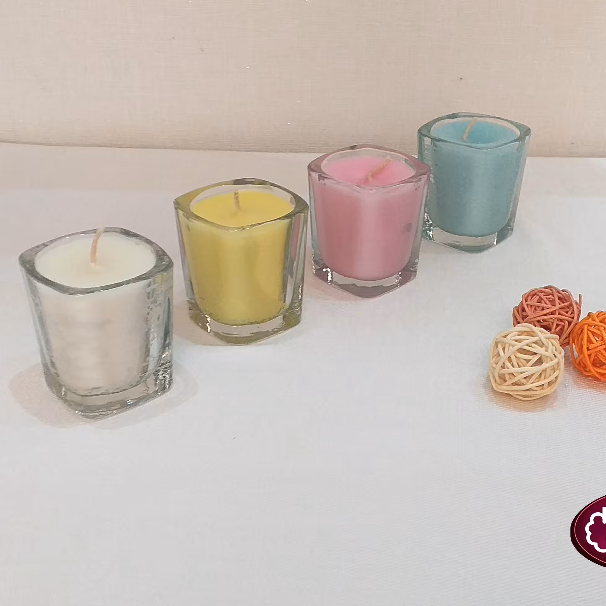 شات شمع 4عددی پاستیلی