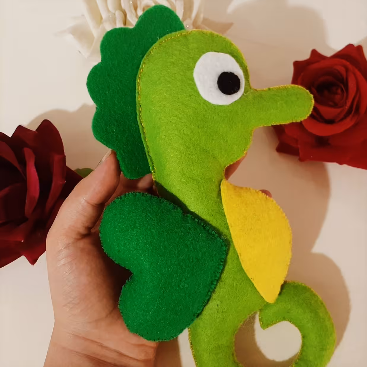 عروسک نمدی اسب ابی