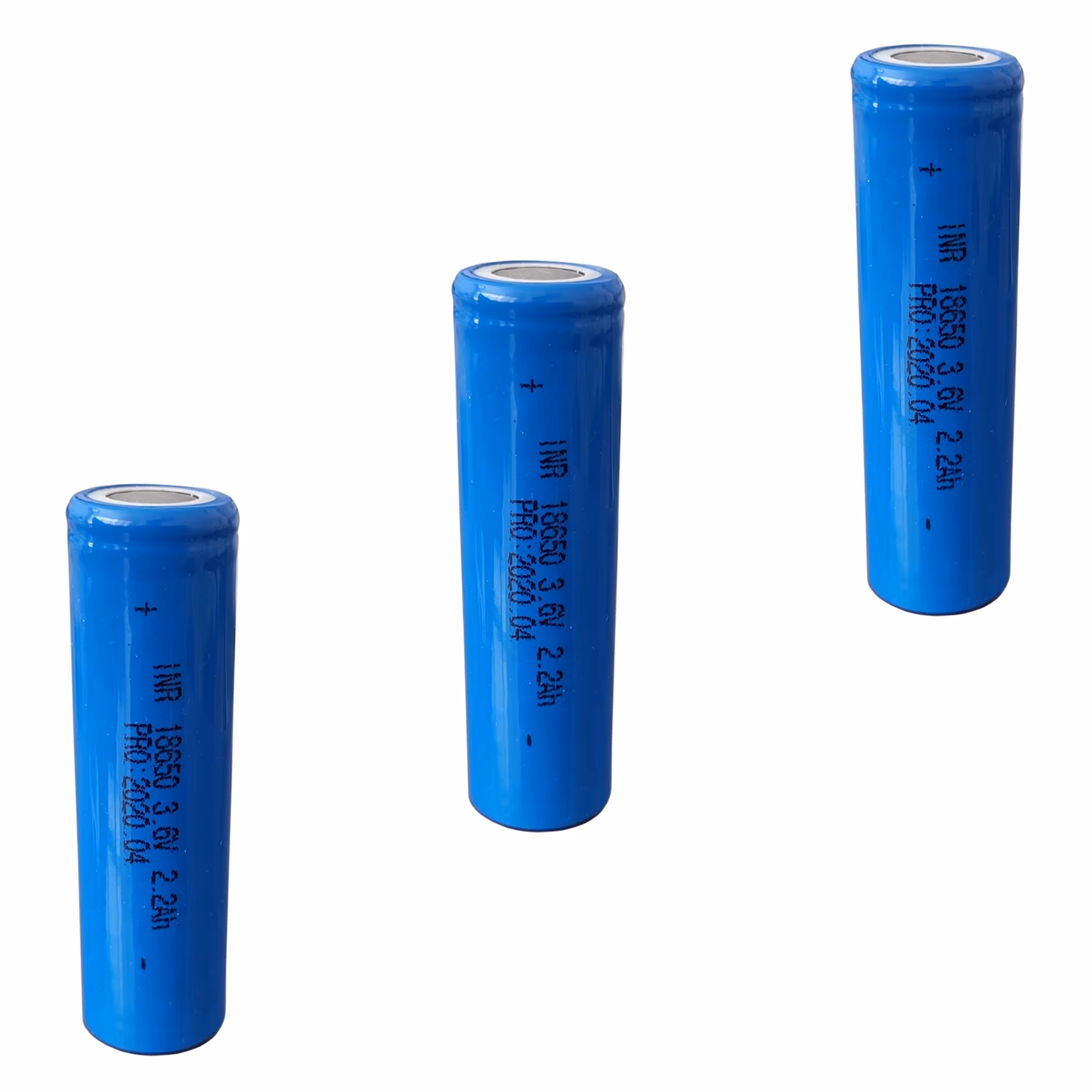 باتری لیتیوم یون مدل INR 18650 ظرفیت 2200 میلی آمپر ساعت مجموعه 3 عددی