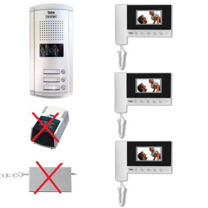 پنل 3 واحدی با مانیتور 43-5 تابا الکترونیک