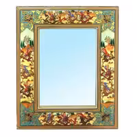 آینه خاتم  نقاشی طرح چوگان 18 در 24