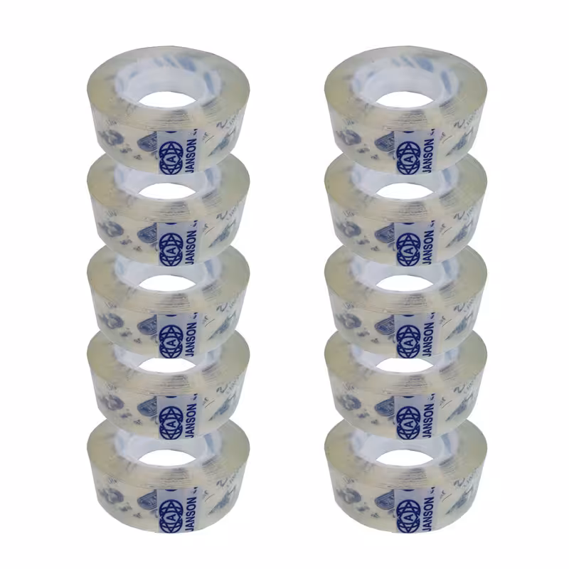 نوار چسب شیشه ای 10 عددی شفاف جانسون ، ارزانترین قیمت و بهترین کیفیت