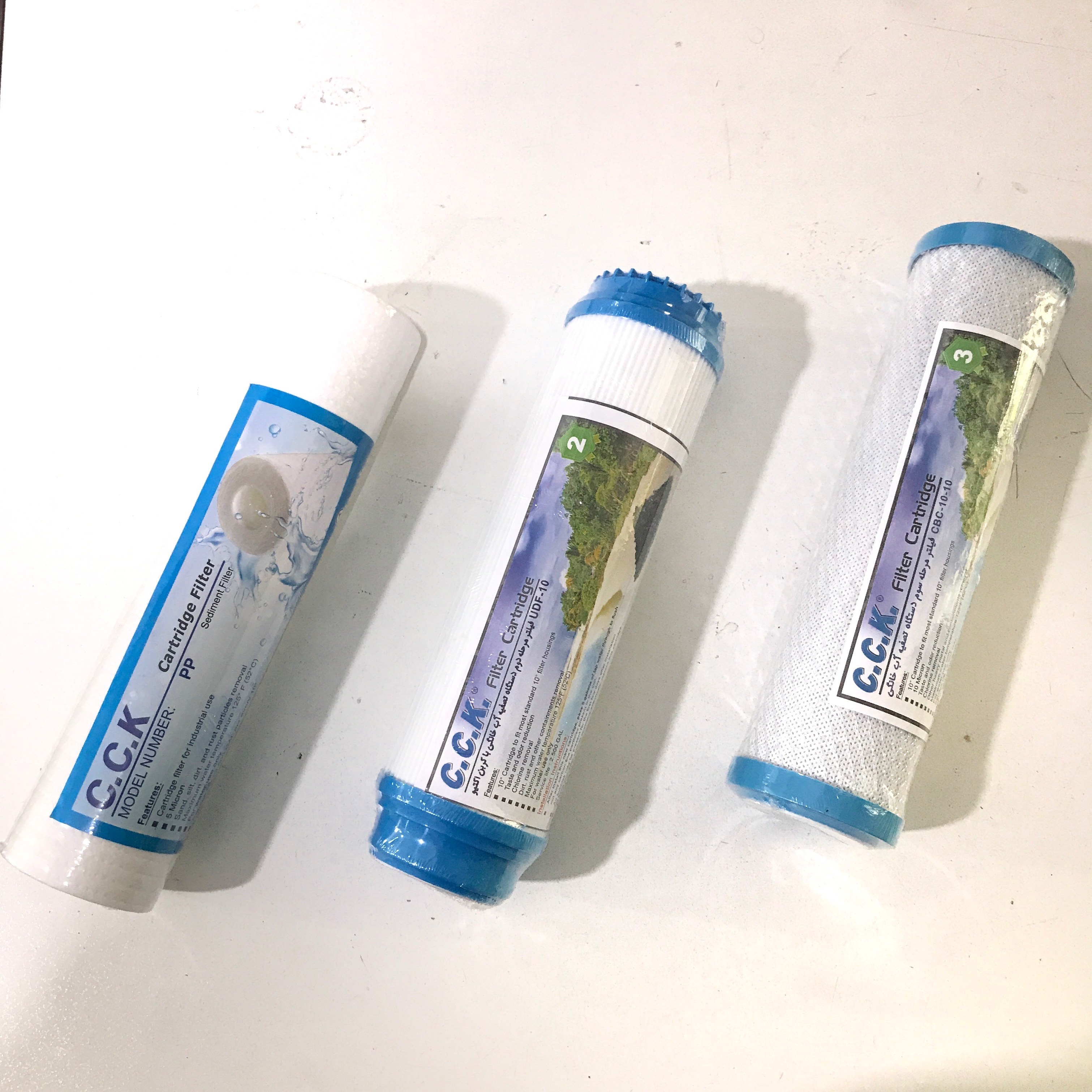 فیلتر سه تایی دستگاه تصفیه آب خانگی ایرانی