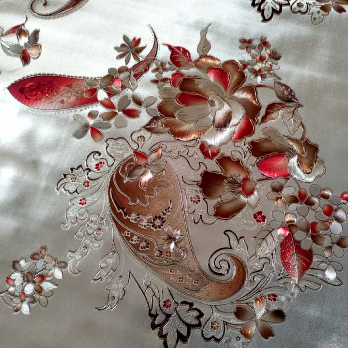 سفره پشت نخی عرض 140 طلاکوب 