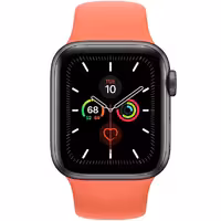 سری 5 اسپرت زنانه 40 میلیمتری Space Gray Aluminum Case with Clementine Sport Band - Hiapple.ir