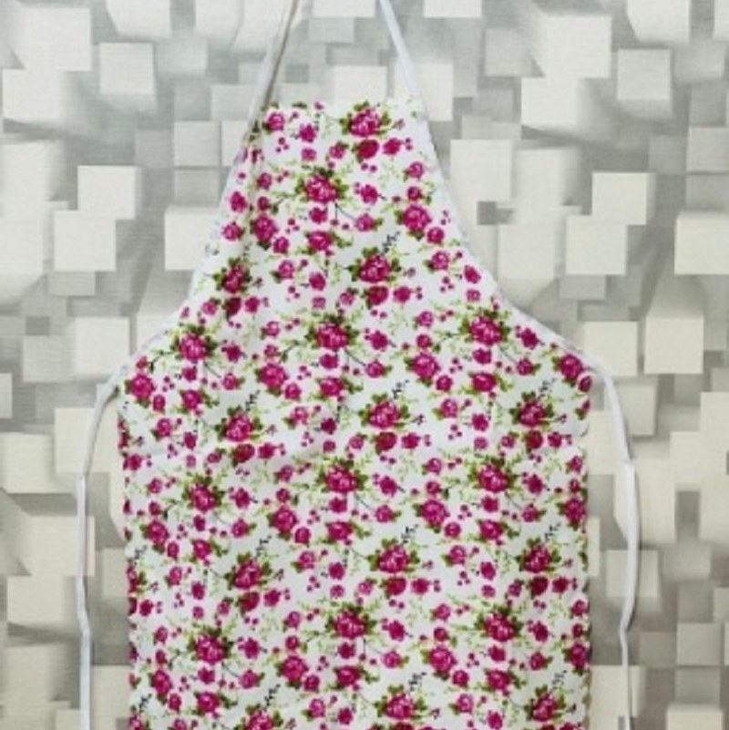 پیش بند سفره دار ضخیم گلدار