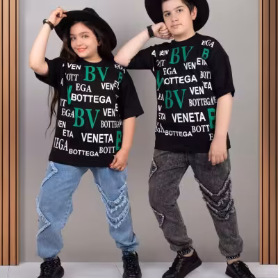 تیشرت تک پسرانه.تیشرت تک دخترانه.ست خواهر برداری.تیشرت اسپرت