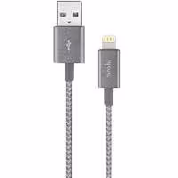 کابل MOSHI موشی LIGHTNING لایتنینگ 1.2 متری مدل Integra Cable Lightning to USB-A خاکستری - Hiapple.ir