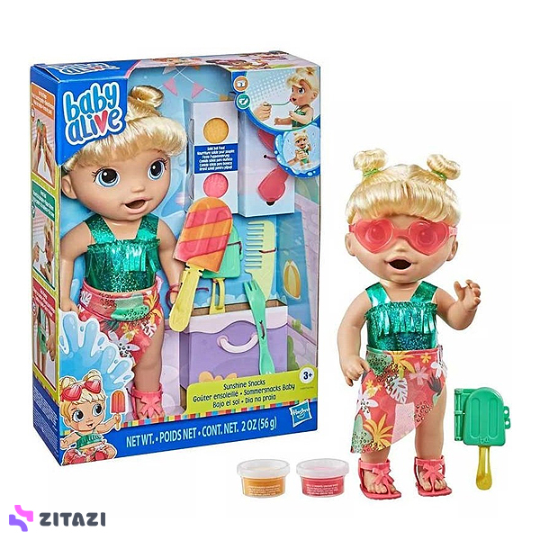 عروسک بیبی الایو برند Hasbro مدل Sunshine Snacks