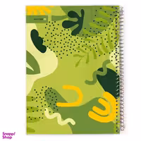 دفتر مشق 80 برگ مکث نوت مدل کلاسیک طرح برگ کد 9812