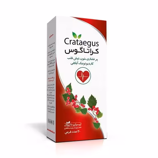 قطره گیاهی کراتاگوس بهبود فشار خون و تپش قلب 30 میلی لیتر