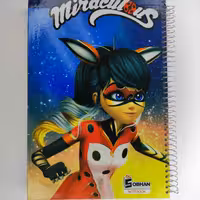 دفتر 100برگ سیمی جلد سخت سبحان کارتونی کد4