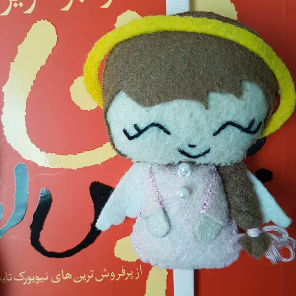 نشانگر کتاب بوکمارک فرشته نمدی