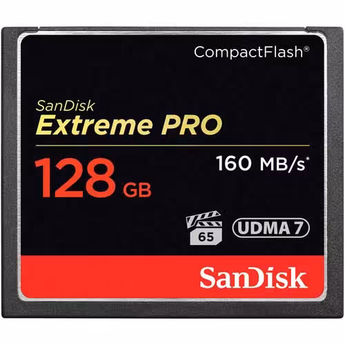 کارت حافظه سندیسک مدل SanDisk 128GB Extreme Pro CompactFlash UDMA 7 160MB/s