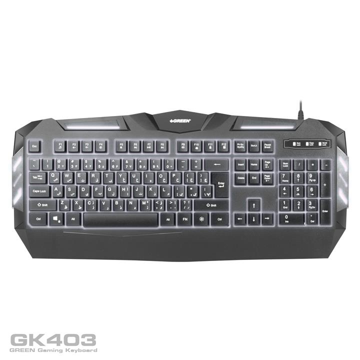 کيبورد Green مدل (GK-403 (Backlight - فروشگاه اینترنتی طیف سنتر