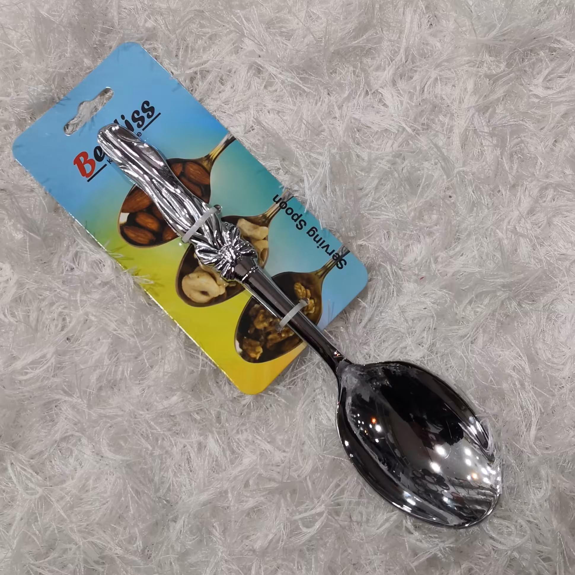 قاشق آجیل خوری فلزی 