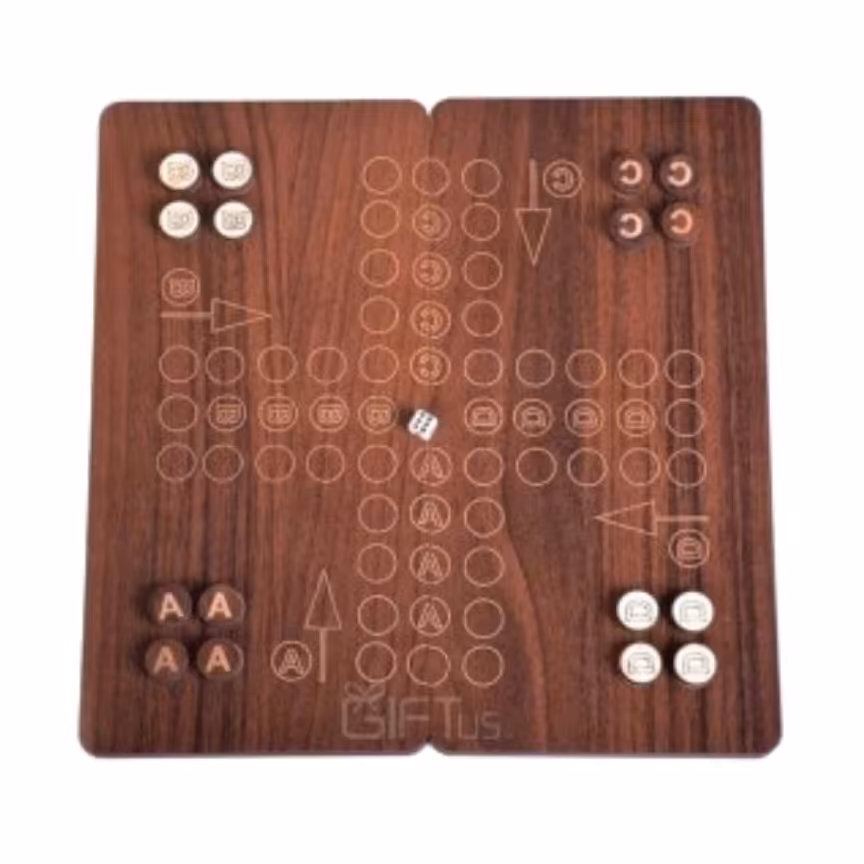 تخته و منچ کادویی سایز 30 در 30