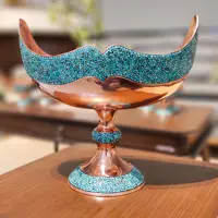 کشکول فیروزه کوبی ارتفاع و قطر 30 سانت برند گوهر 
