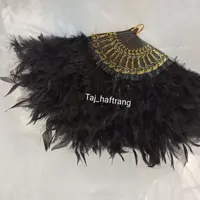 بادبزن پر مشکی فوق العاده شیک و مجلسی (پس کرایه)