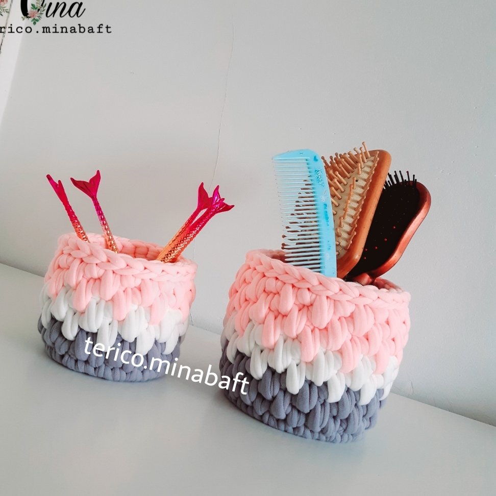 سبدتریکو مناسب جابرسی و جامدادی در رنگ دلخواه