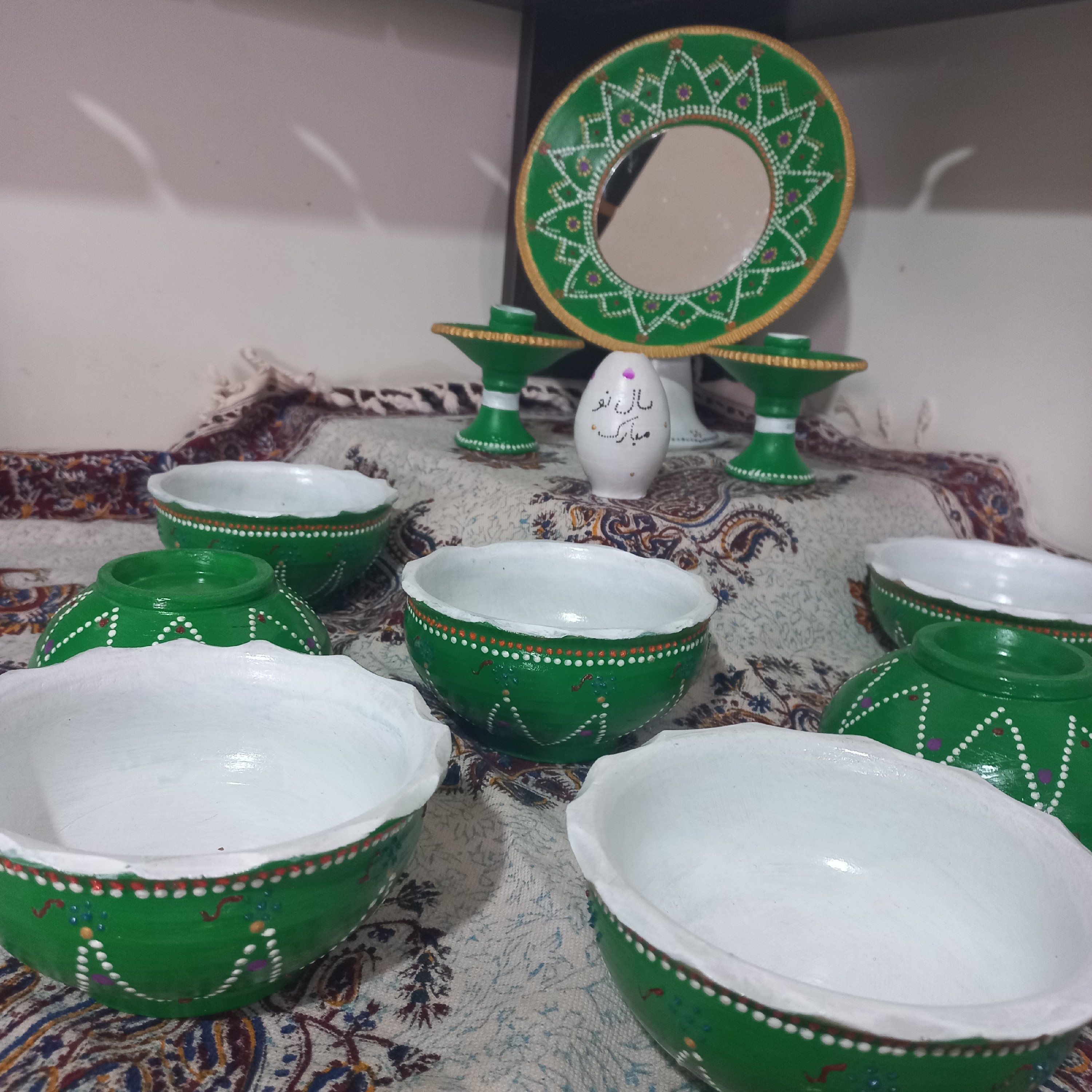 ست هفت سین نقطه کوبی زیبا