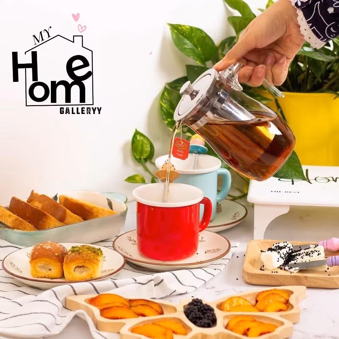 قوری  دمنوش پیرکس صافی استیل 900 میل وارداتی 