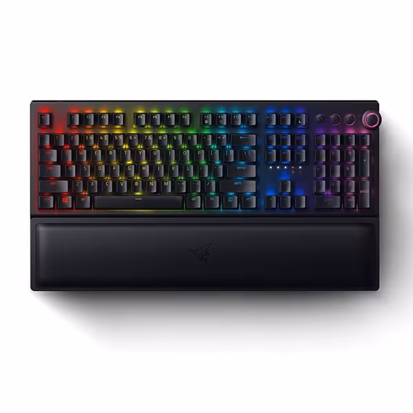 کیبورد بی سیم مکانیکال گیمینگ ریزر BlackWidow V3 Pro Green Switch