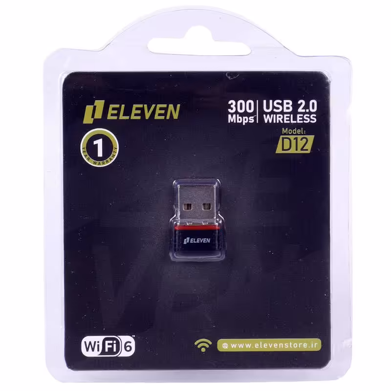 کارت شبکه بی سیم Eleven D12 300Mbps