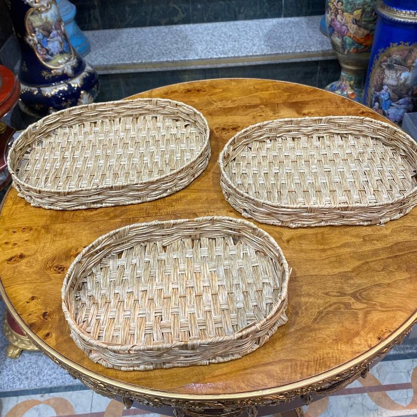سینی حصیری وارداتی سه سایز