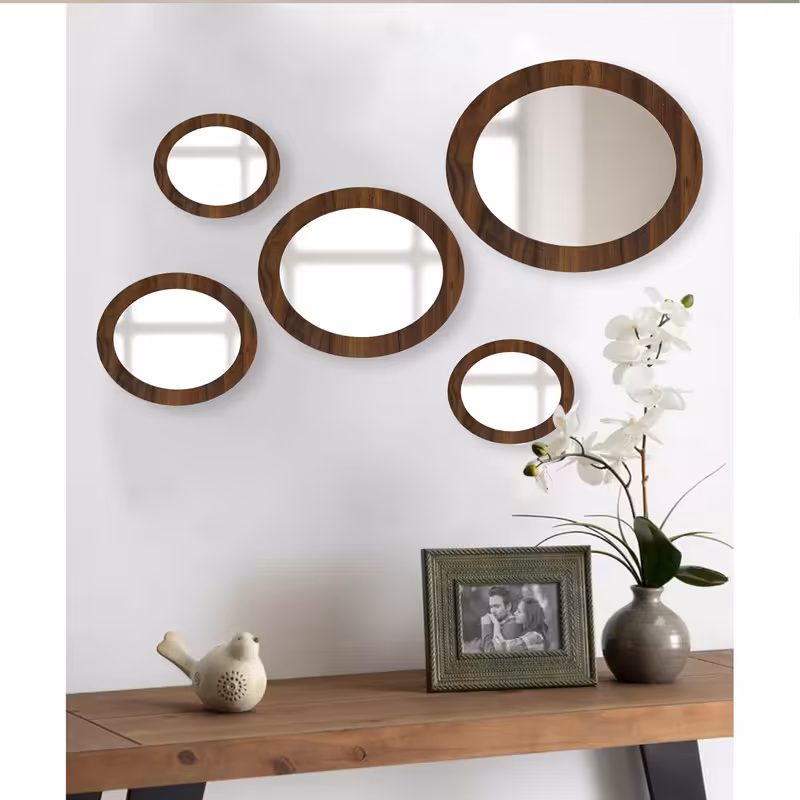 آینه مدل بیضی مجموعه 5 عددی