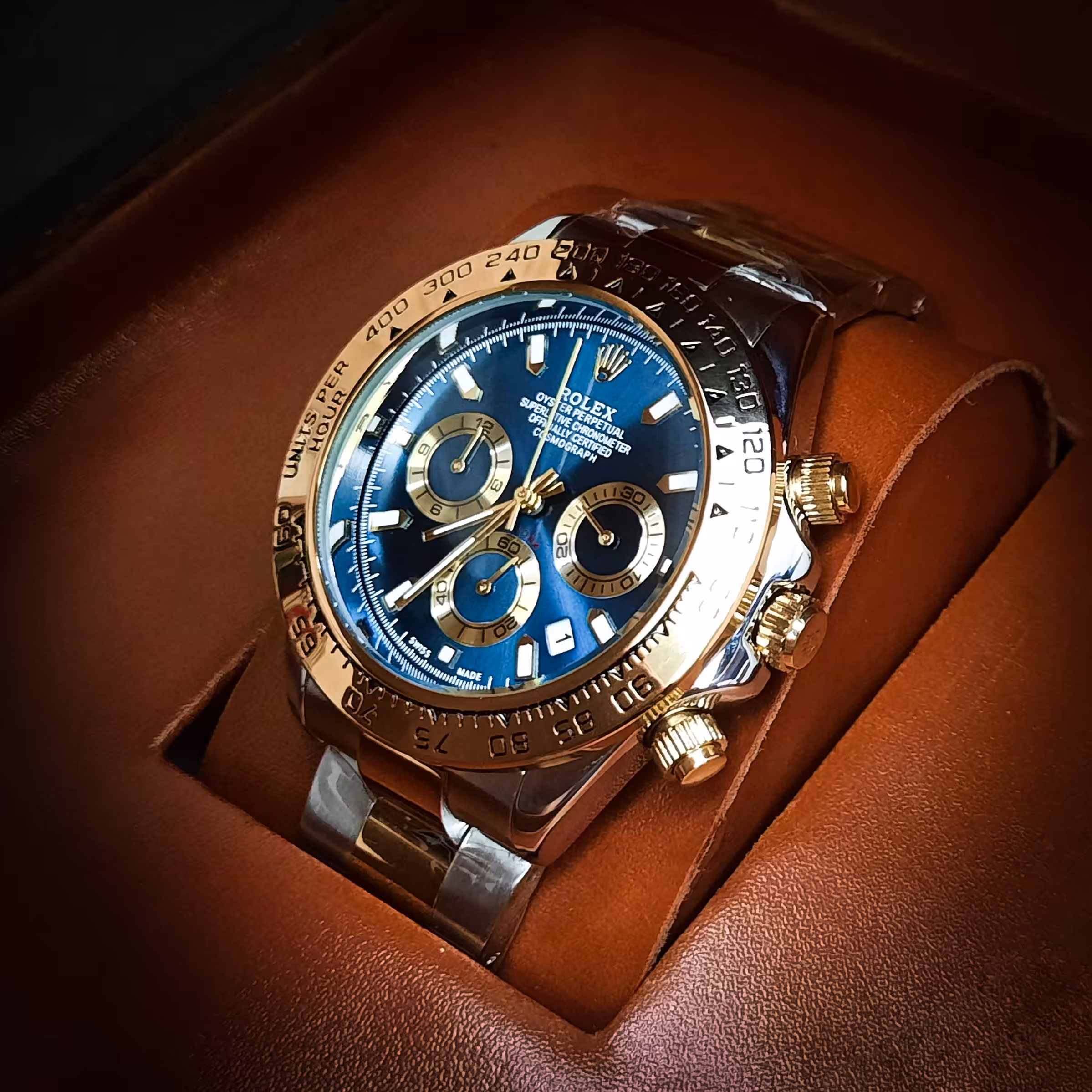 ساعت مردانه رولکس دیتونا صفحه سرمه‌ای