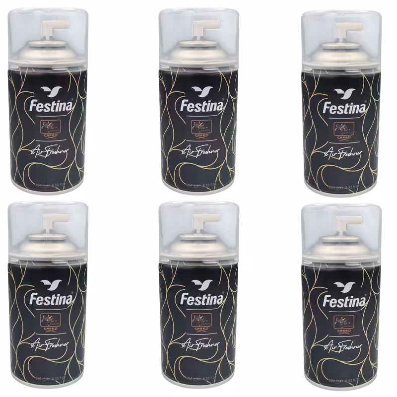 اسپری خوشبو کننده و تصفیه کننده هوا فستینا مدل Aventous Creed رایحه آناناس حجم 250 میلی لیتر مجموعه شیش عددی