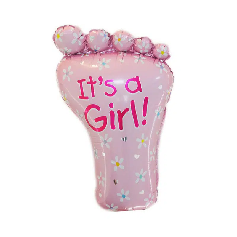 بادکنک فویلی ردپا بیبی دختر