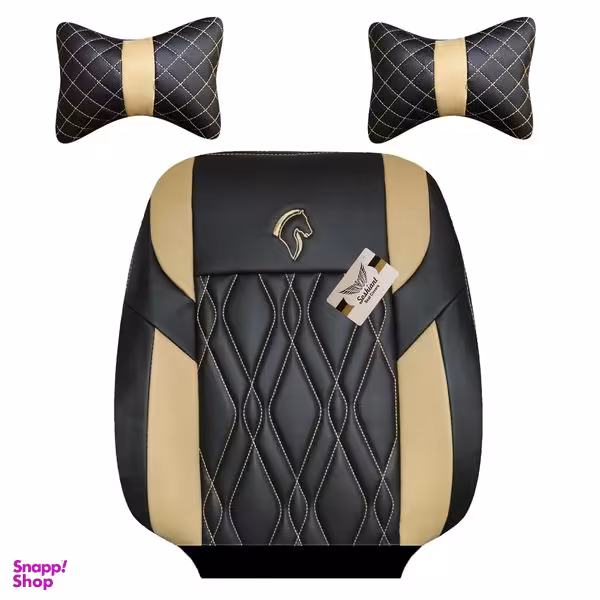 روکش صندلی خودرو سوشیانت مدل G مناسب برای سمند به همراه پشت گردنی