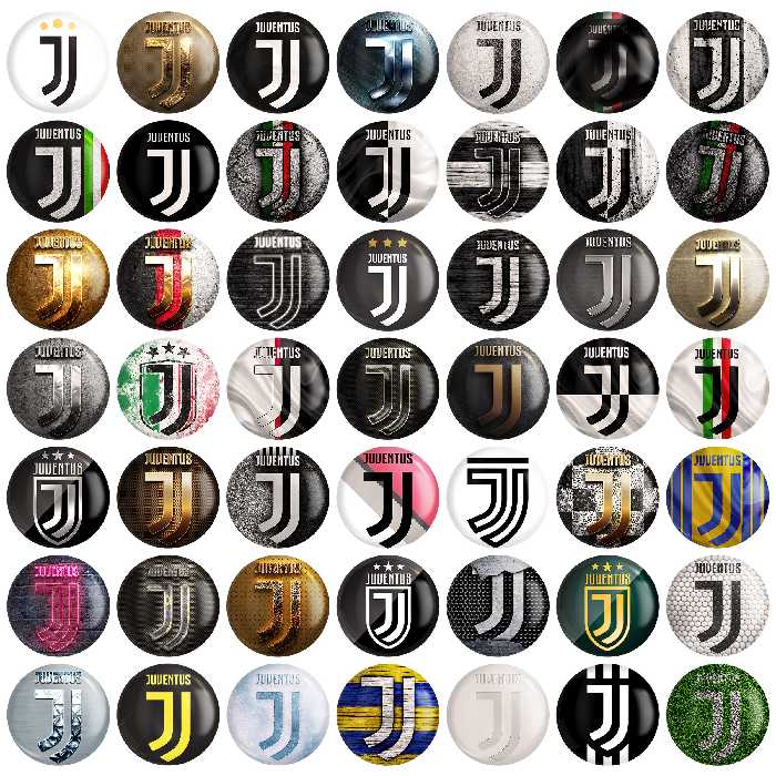 مگنت خندالو طرح باشگاه یوونتوس کد 121 مجموعه 50 عددی